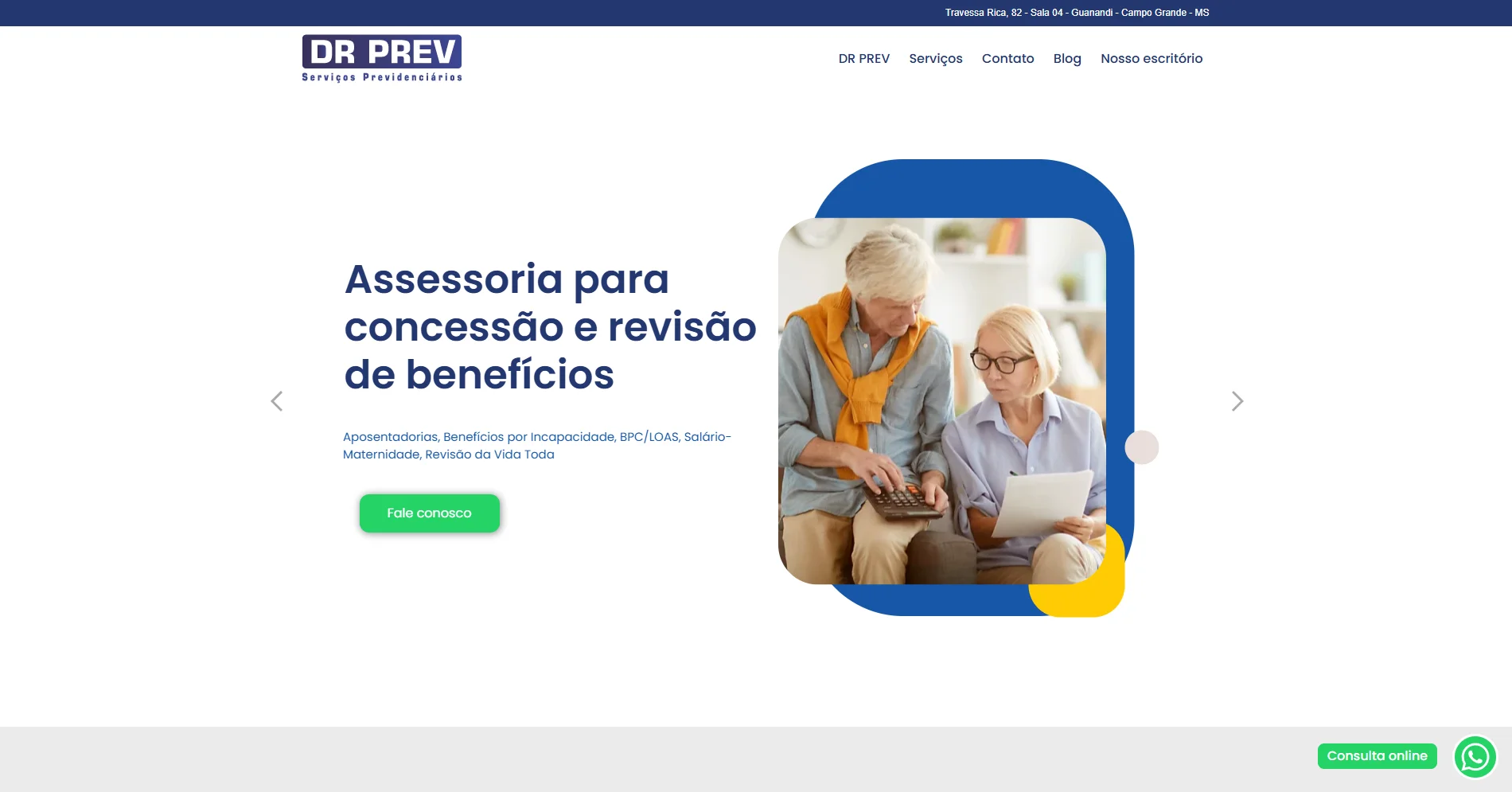 Imagem de capa do projeto DR Prev Serviços Previdenciários